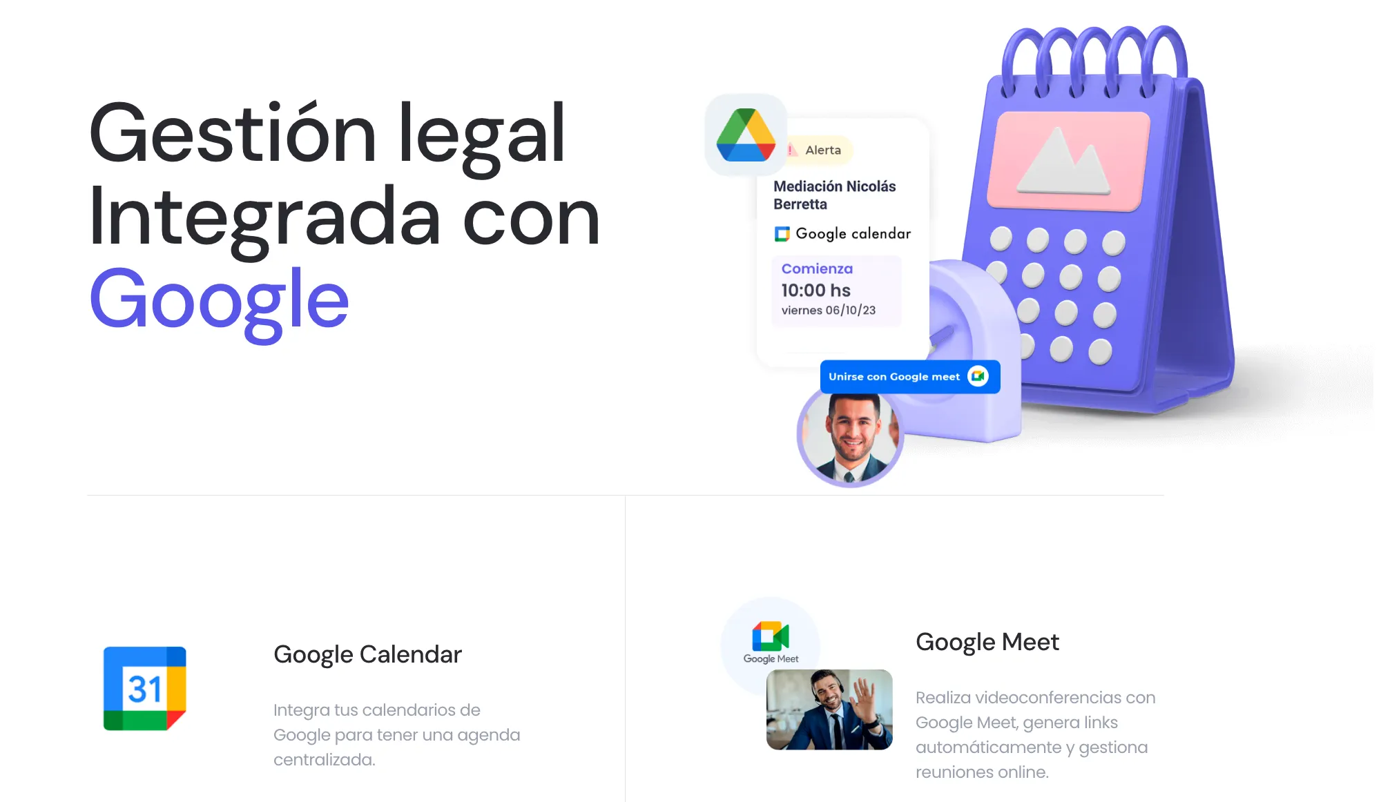 Guía completa de Google Calendar para abogados
