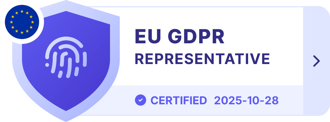 GDPR Representation badge